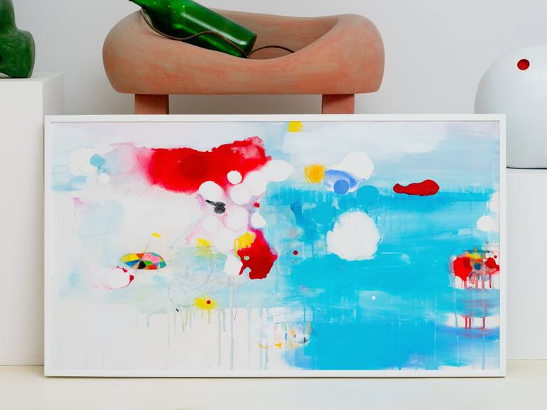 Original Modernism Abstract Painting by Franko Tencic