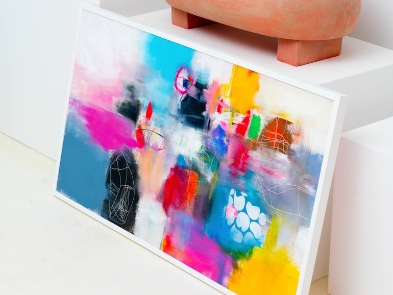 Original Abstract Expressionism Abstract Painting by Franko Tencic