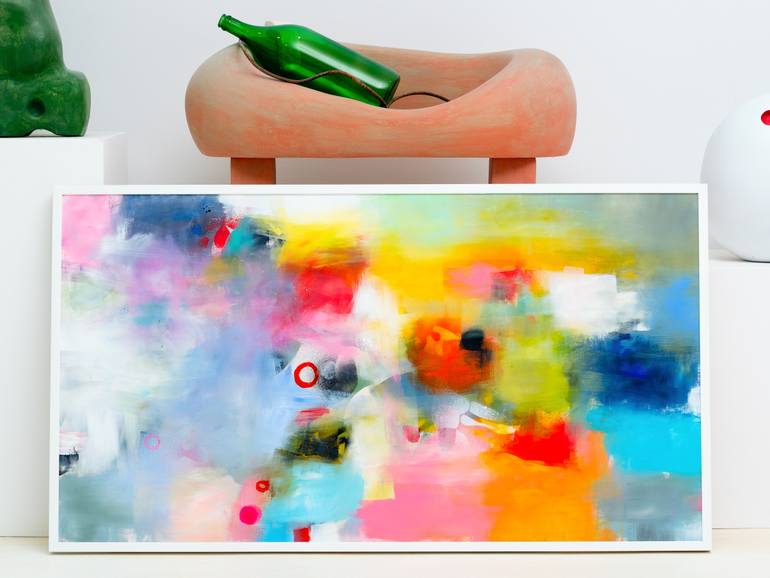 Original Abstract Expressionism Abstract Painting by Franko Tencic