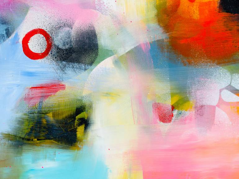 Original Abstract Expressionism Abstract Painting by Franko Tencic