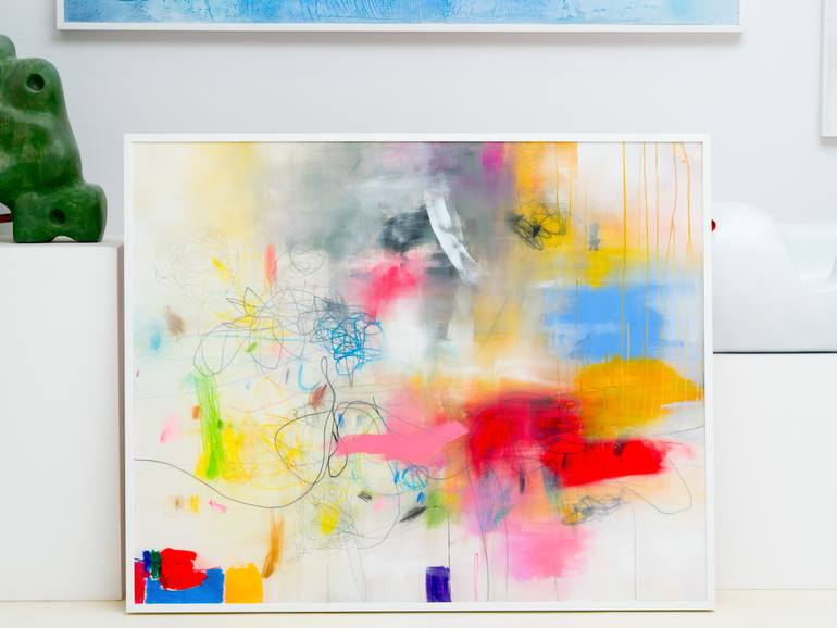 Original Abstract Expressionism Abstract Painting by Franko Tencic