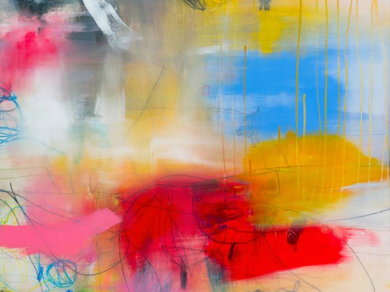 Original Abstract Expressionism Abstract Painting by Franko Tencic