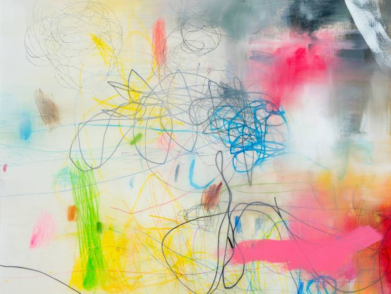 Original Abstract Expressionism Abstract Painting by Franko Tencic