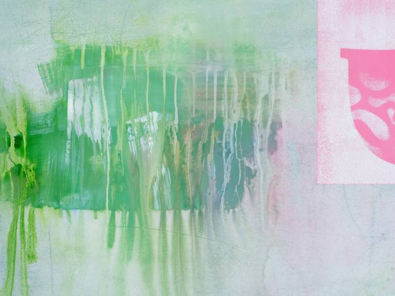 Original Conceptual Abstract Painting by Franko Tencic