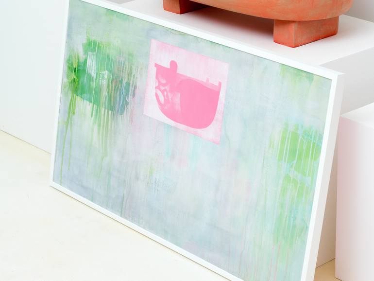 Original Conceptual Abstract Painting by Franko Tencic