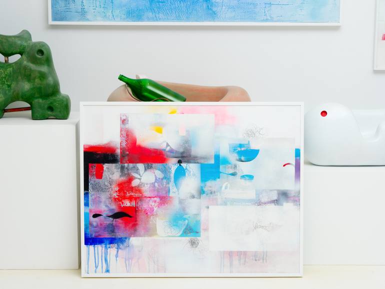 Original Modernism Abstract Painting by Franko Tencic