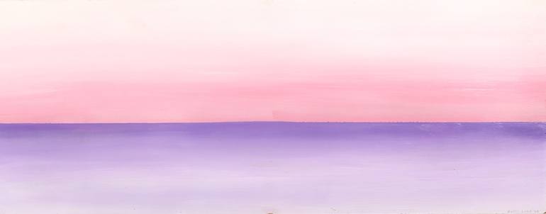 Pink Sea Pink Sky Painting By Luca Zotti Saatchi Art