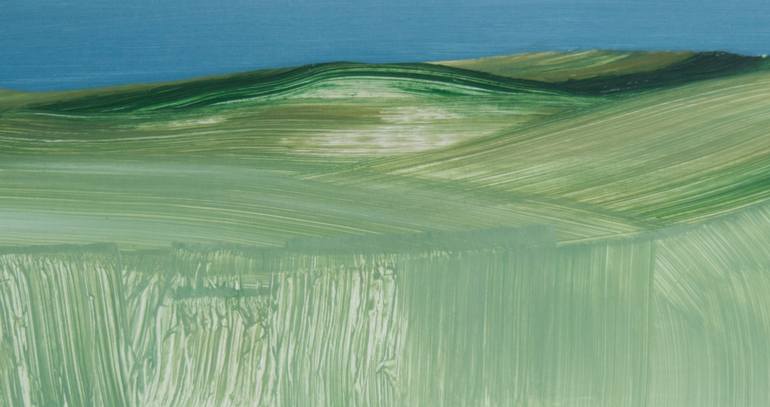Original Abstract Expressionism Landscape Painting by Katrin Roth