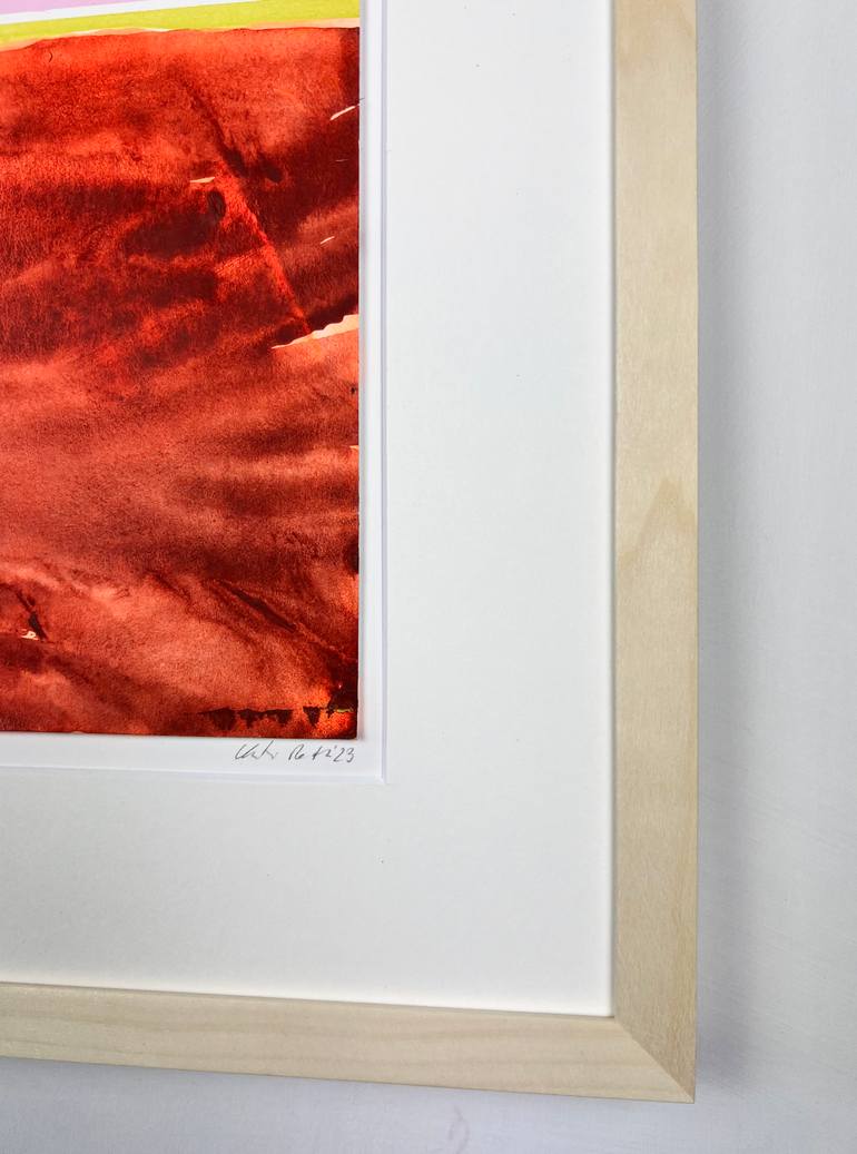 Original Abstract Expressionism Abstract Painting by Katrin Roth