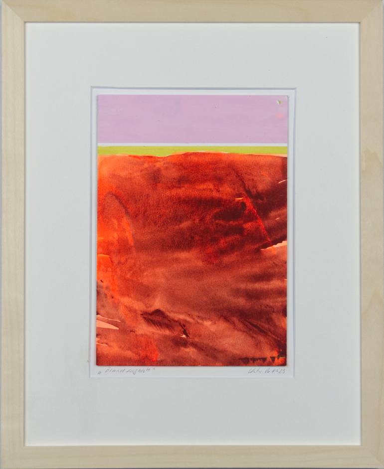 Original Abstract Expressionism Abstract Painting by Katrin Roth