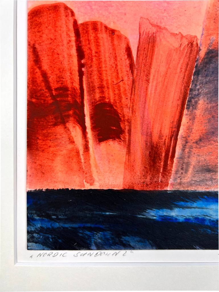 Original Abstract Expressionism Abstract Painting by Katrin Roth