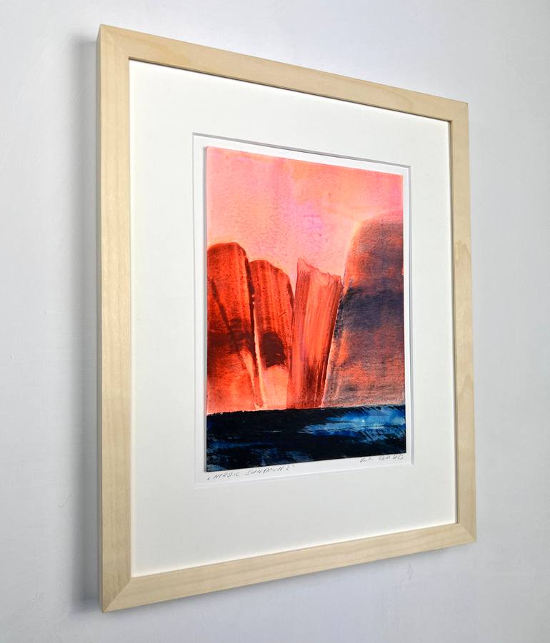 Original Abstract Expressionism Abstract Painting by Katrin Roth