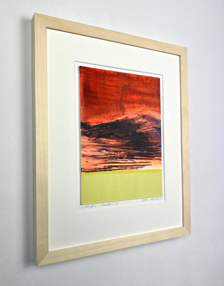Original Abstract Expressionism Abstract Painting by Katrin Roth