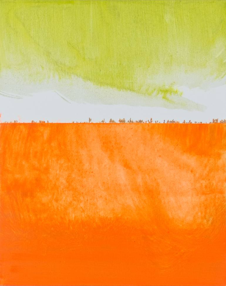 Original Color Field Painting Abstract Painting by Katrin Roth