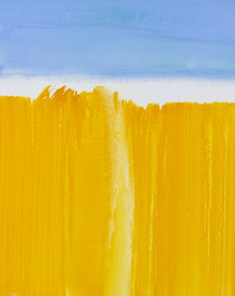 Original Color Field Painting Abstract Painting by Katrin Roth