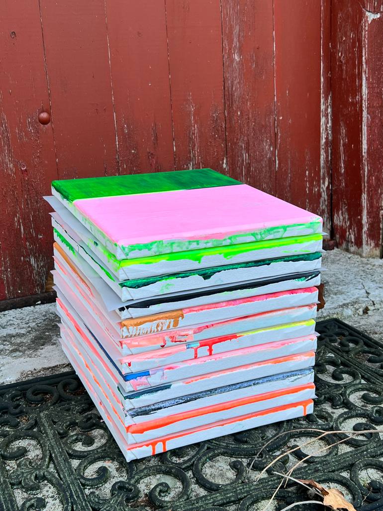 Original Color Field Painting Abstract Painting by Katrin Roth