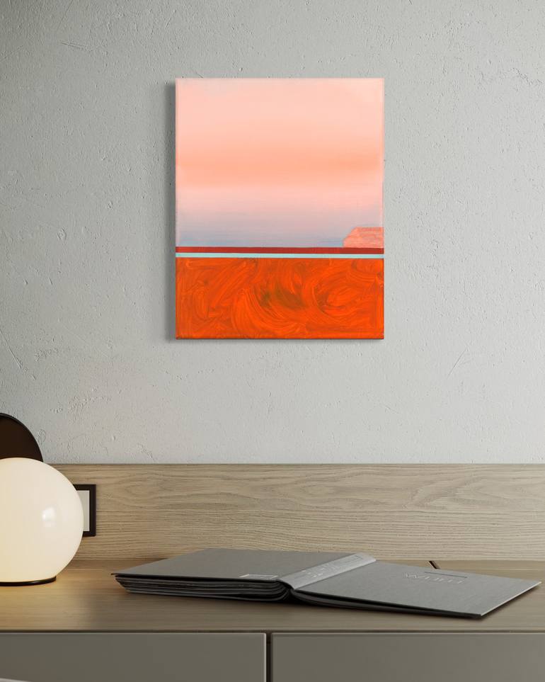 Original Color Field Painting Abstract Painting by Katrin Roth