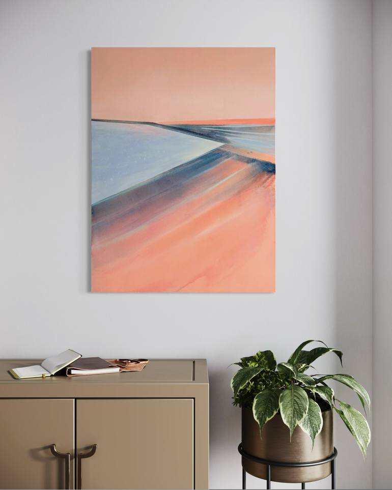 Original Color Field Painting Landscape Painting by Katrin Roth