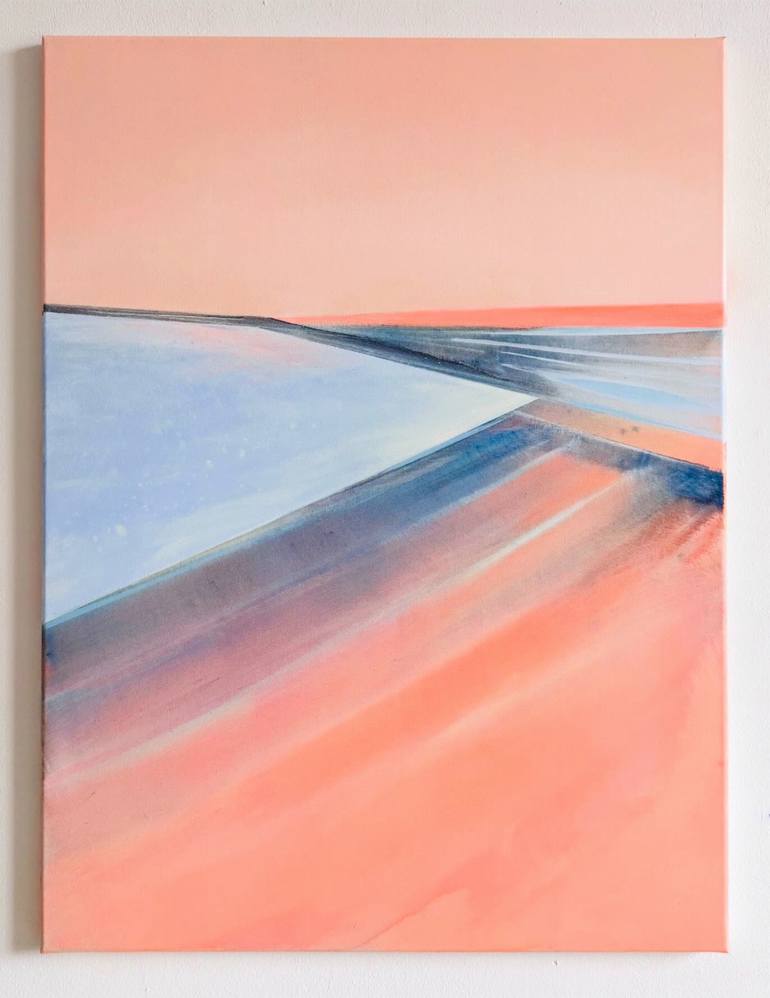 Original Color Field Painting Landscape Painting by Katrin Roth