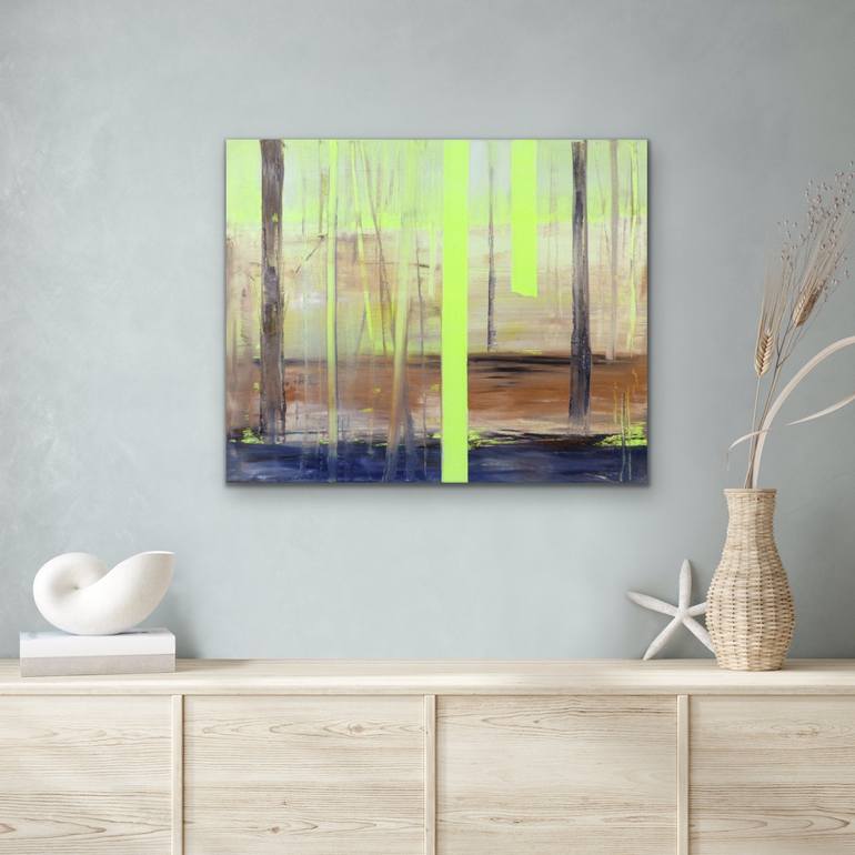 Original Abstract Nature Painting by Katrin Roth