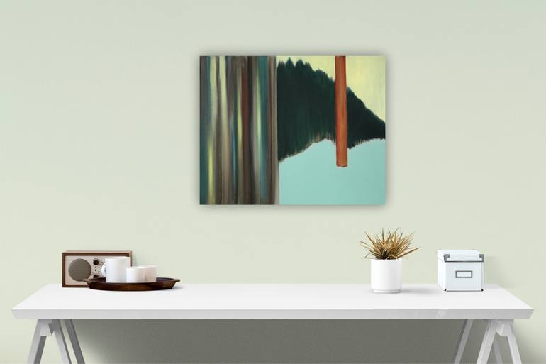 Original Abstract Landscape Painting by Katrin Roth