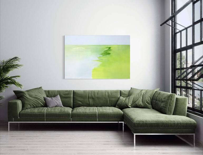 Original Abstract Landscape Painting by Katrin Roth