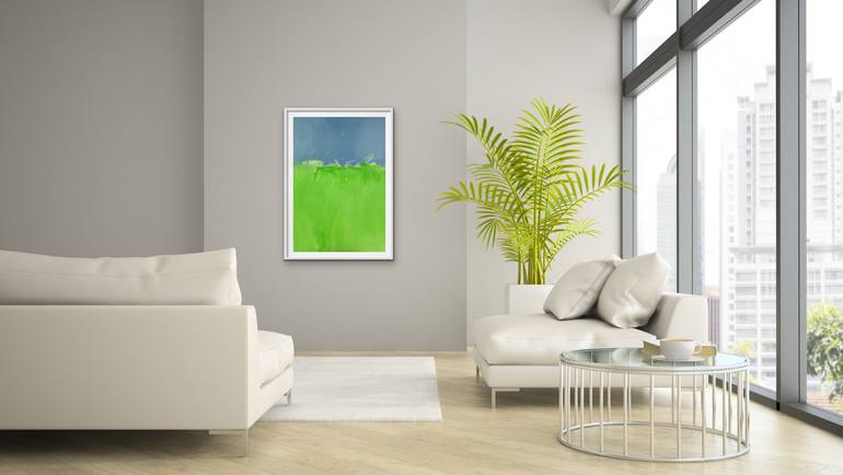 Original Abstract Expressionism Abstract Painting by Katrin Roth