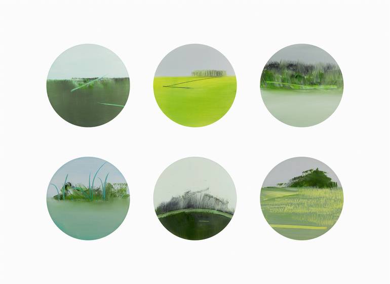 Original Minimalism Abstract Painting by Katrin Roth