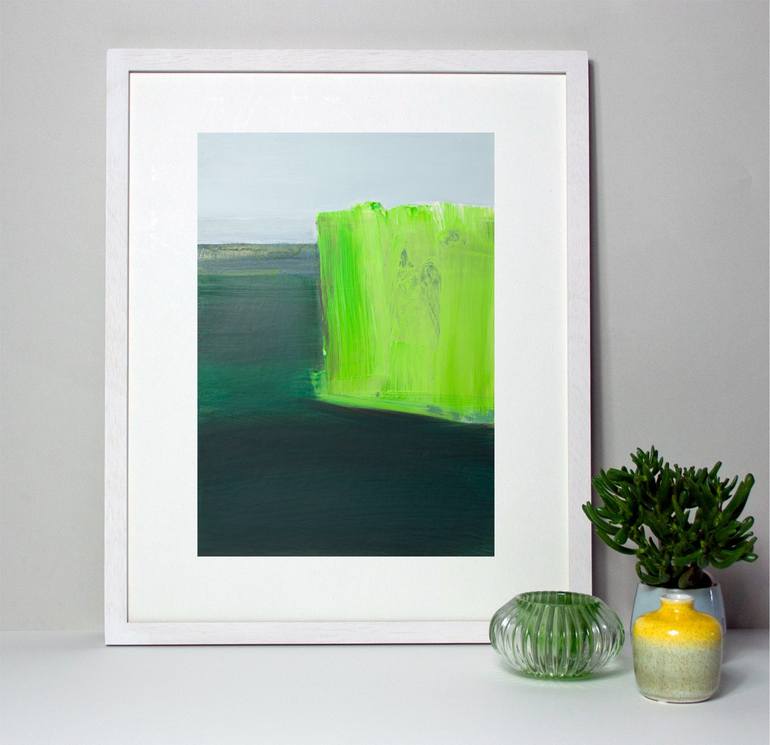 Original Abstract Landscape Painting by Katrin Roth