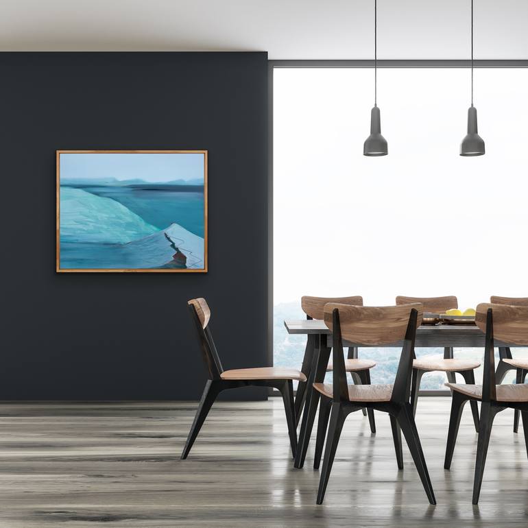 Original Abstract Landscape Painting by Katrin Roth