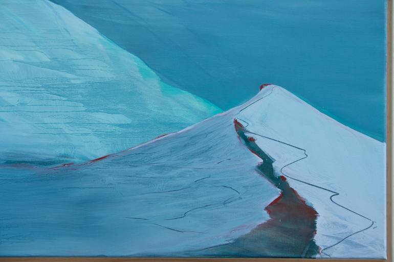 Original Abstract Landscape Painting by Katrin Roth