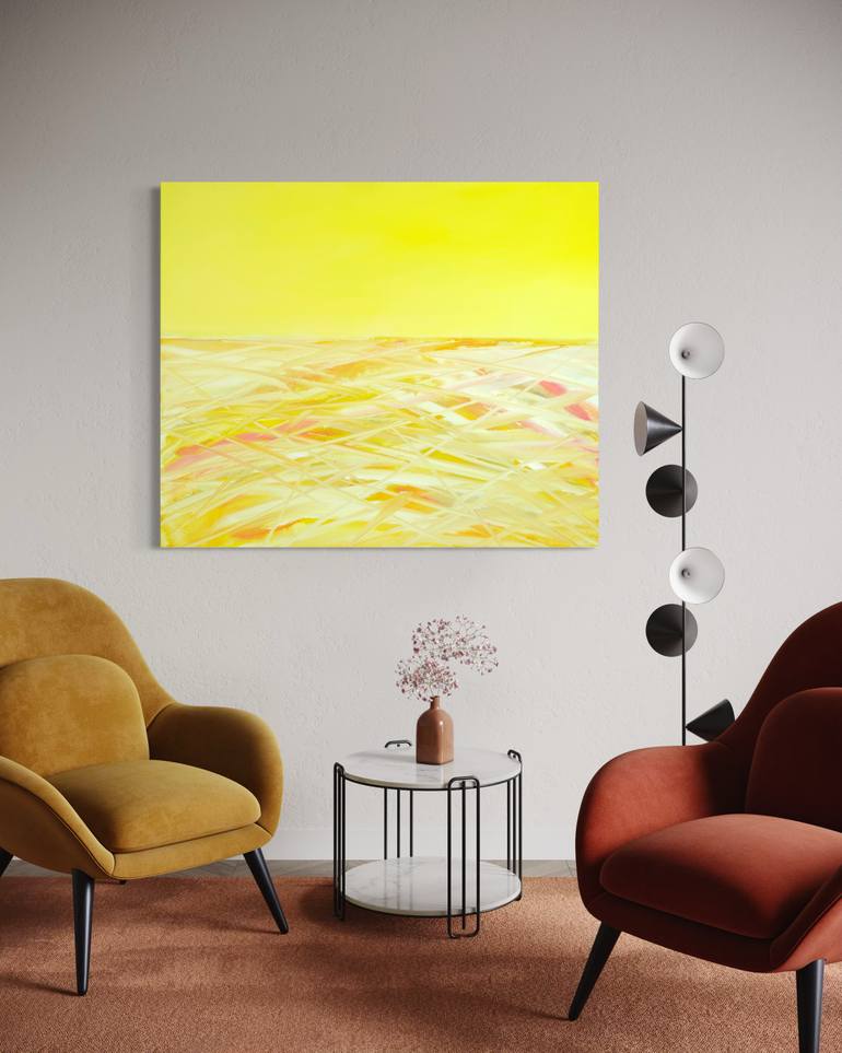 Original Abstract Expressionism Abstract Painting by Katrin Roth