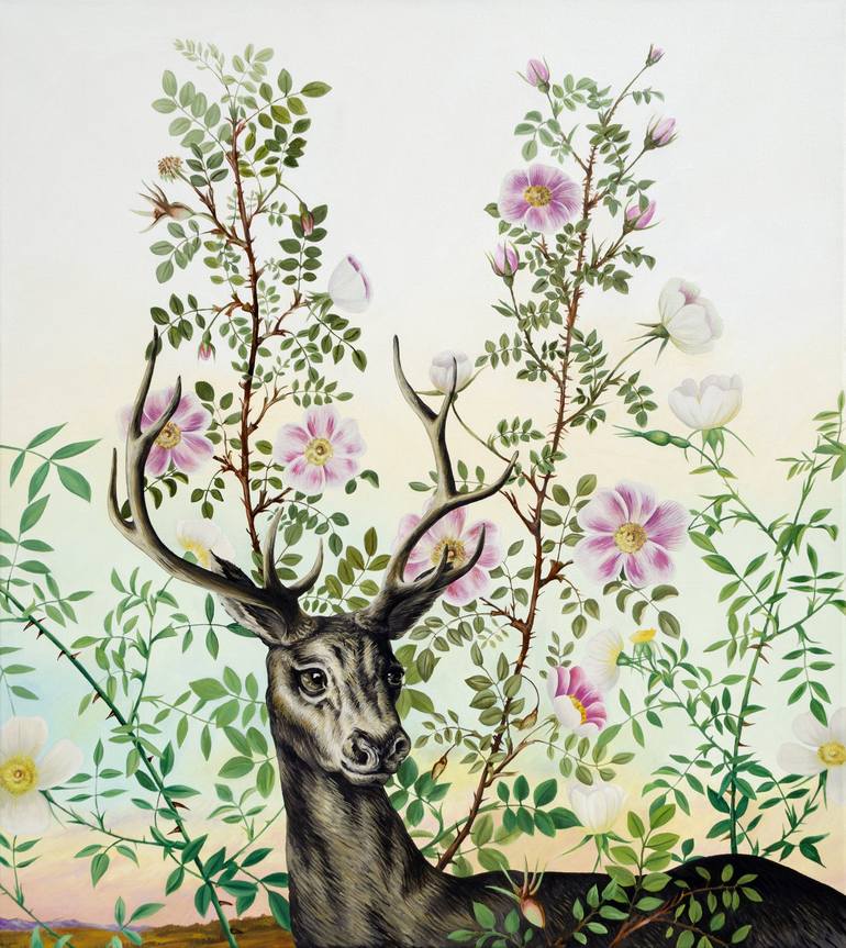 Print of Figurative Animal Paintings by Oksana Reznik