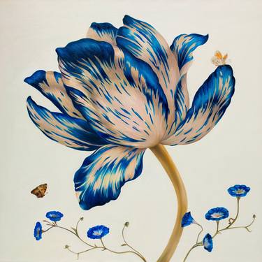 Print of Classicism Floral Paintings by Oksana Reznik