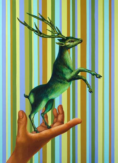 Print of Animal Paintings by Oksana Reznik
