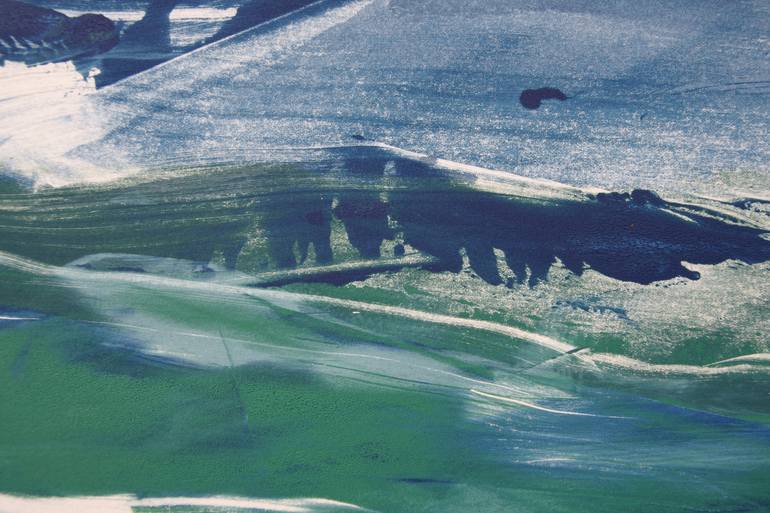Original Beach Painting by Patricia Hardmeier