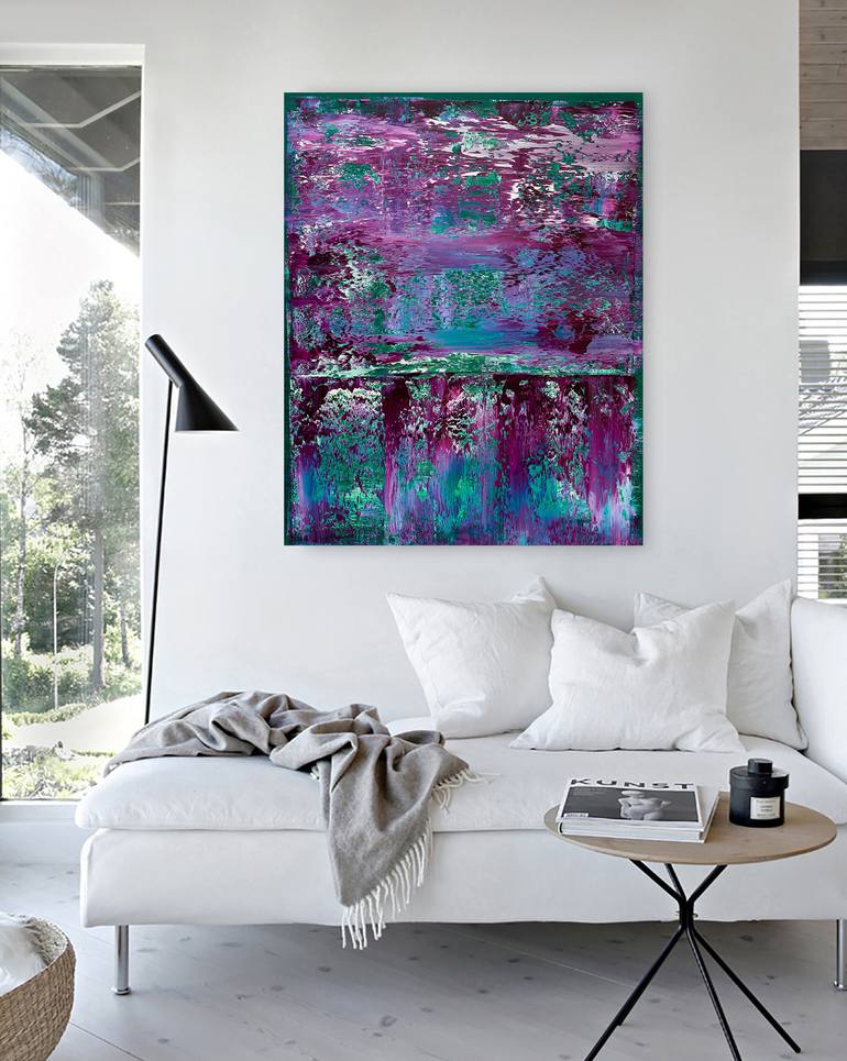 Original Abstract Expressionism Abstract Painting by Nataliia Sydorova