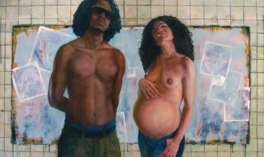 Print of Figurative Nude Paintings by Joshua Dean Lammers