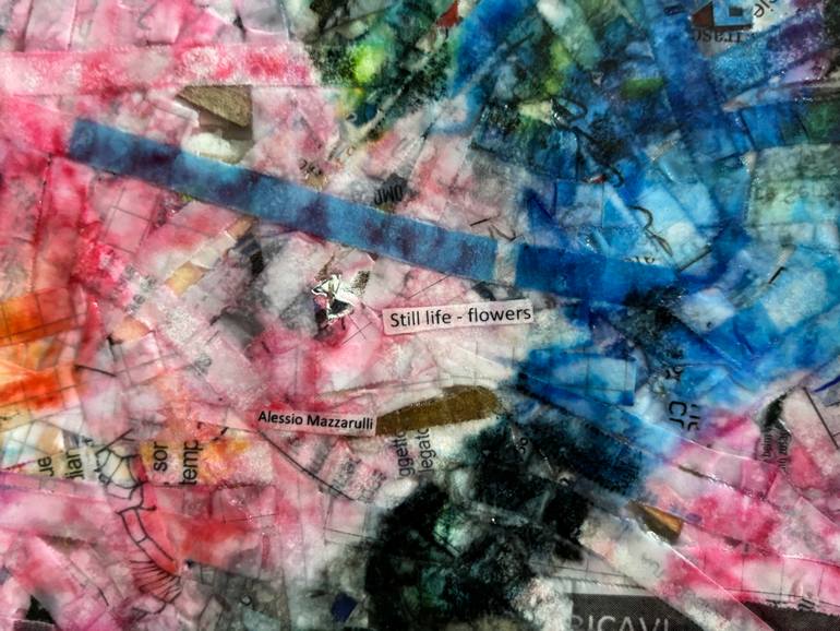 Original Impressionism Nature Collage by Alessio Mazzarulli