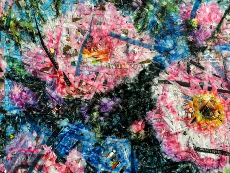 Original Impressionism Nature Collage by Alessio Mazzarulli