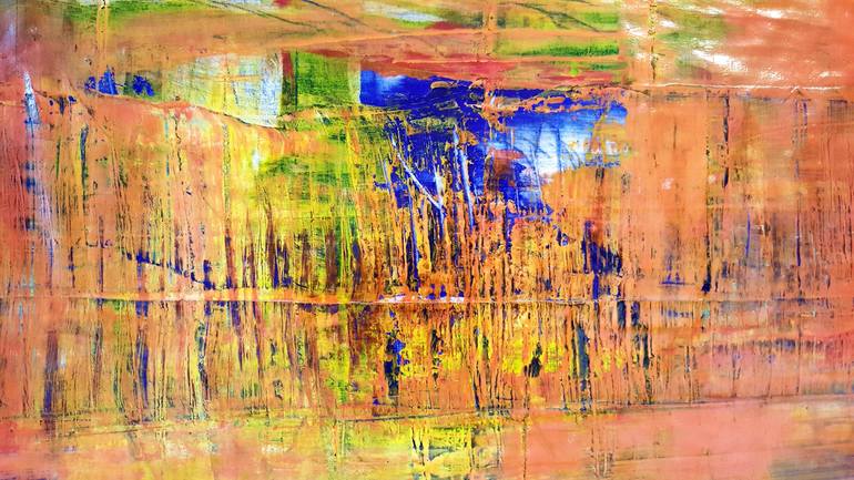 Original Abstract Painting by Alessio Mazzarulli