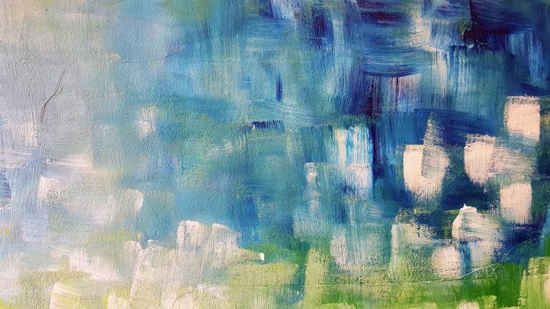 Original Abstract Landscape Painting by Alessio Mazzarulli