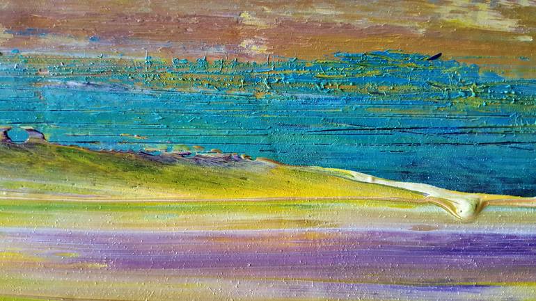 Original Abstract Landscape Painting by Alessio Mazzarulli