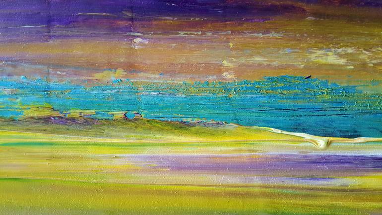 Original Abstract Landscape Painting by Alessio Mazzarulli