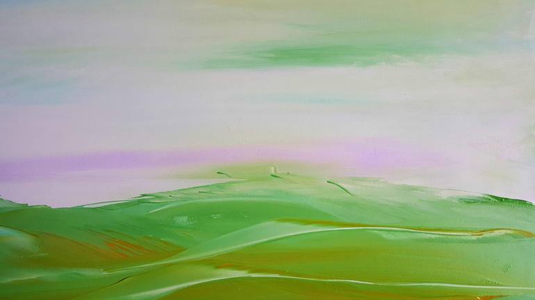 Original Abstract Landscape Painting by Alessio Mazzarulli