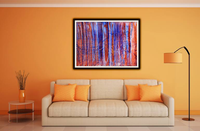 Original Abstract Landscape Painting by Alessio Mazzarulli