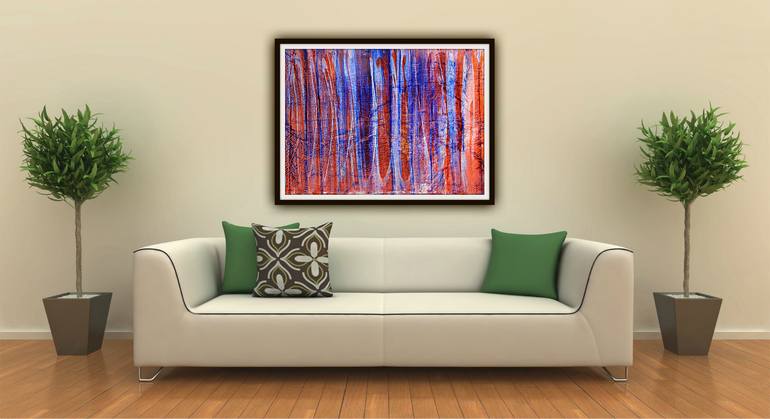 Original Abstract Landscape Painting by Alessio Mazzarulli