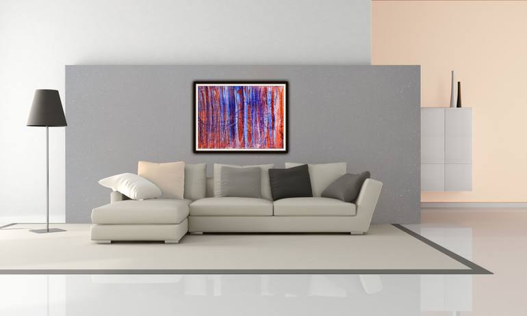 Original Abstract Landscape Painting by Alessio Mazzarulli