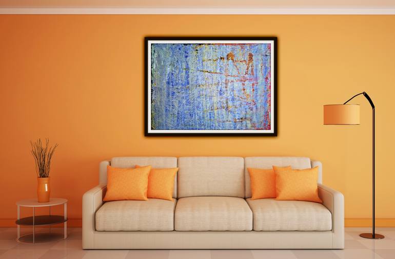 Original Abstract Landscape Painting by Alessio Mazzarulli