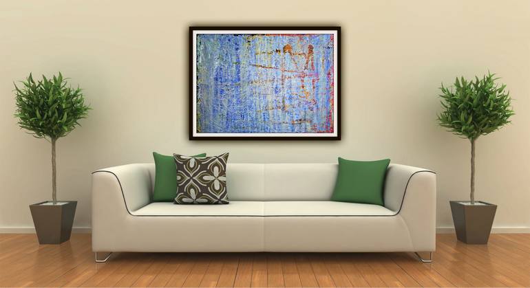 Original Abstract Landscape Painting by Alessio Mazzarulli